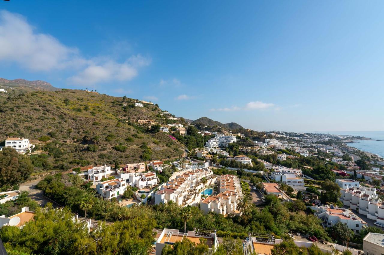 Chalet Con Vistas Al Mar Y Piscina موخاكار المظهر الخارجي الصورة