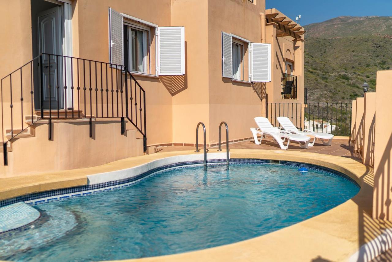 Chalet Con Vistas Al Mar Y Piscina موخاكار المظهر الخارجي الصورة