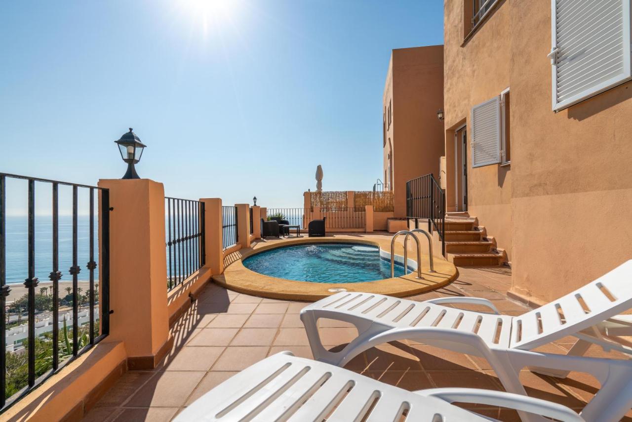 Chalet Con Vistas Al Mar Y Piscina موخاكار المظهر الخارجي الصورة