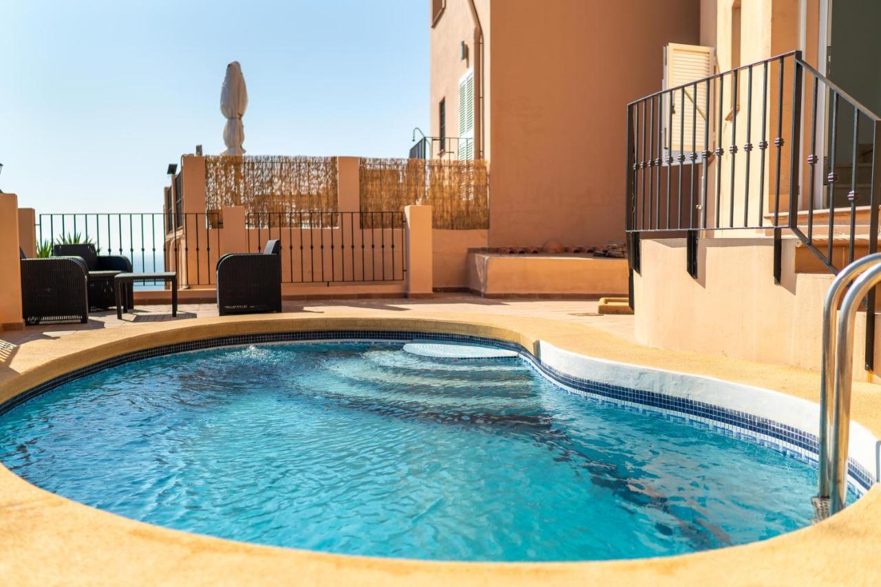 Chalet Con Vistas Al Mar Y Piscina موخاكار المظهر الخارجي الصورة
