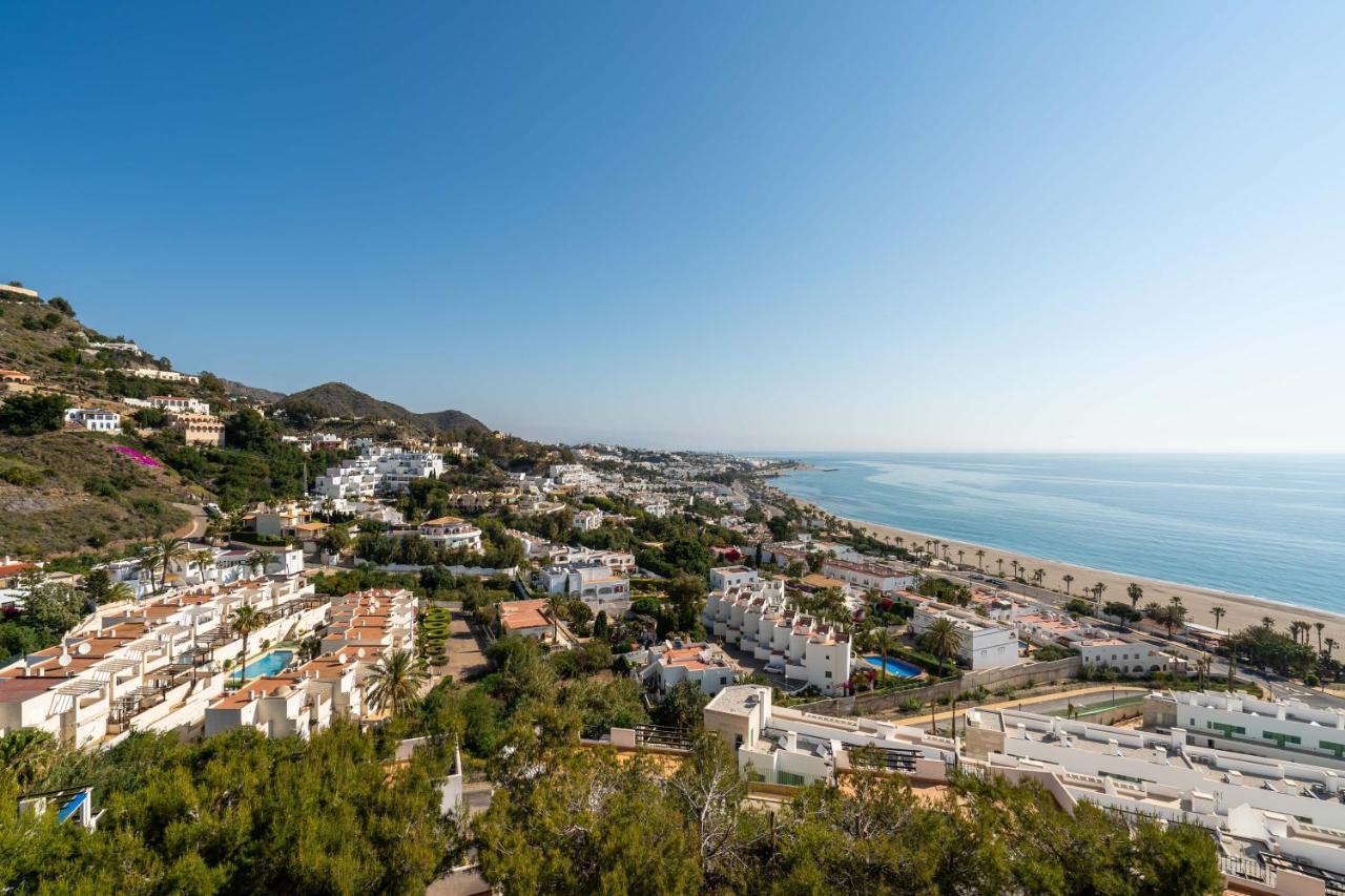 Chalet Con Vistas Al Mar Y Piscina موخاكار المظهر الخارجي الصورة