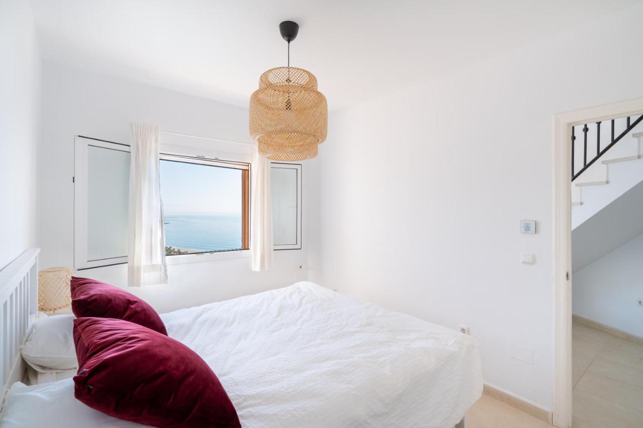 Chalet Con Vistas Al Mar Y Piscina موخاكار المظهر الخارجي الصورة