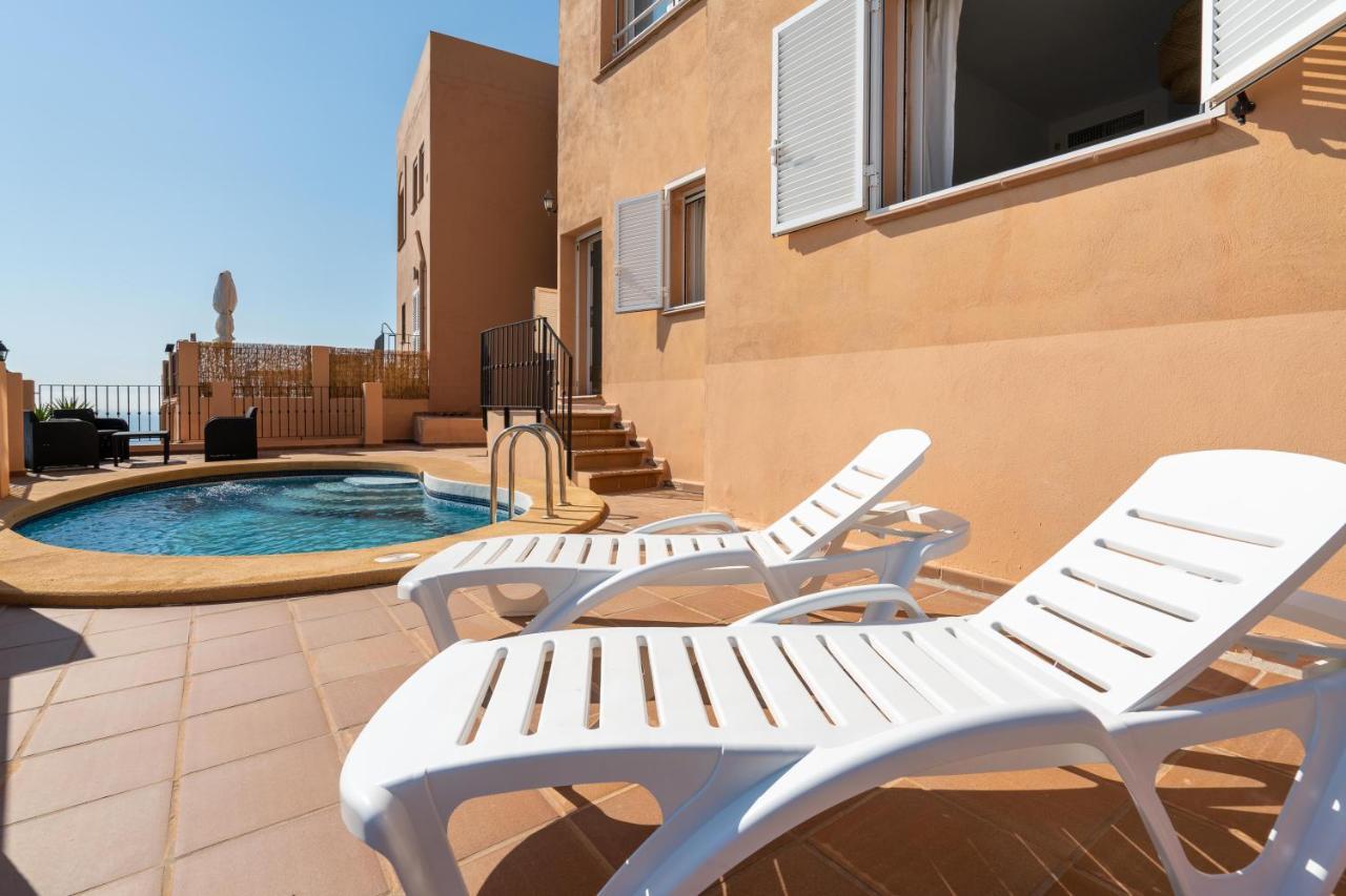 Chalet Con Vistas Al Mar Y Piscina موخاكار المظهر الخارجي الصورة