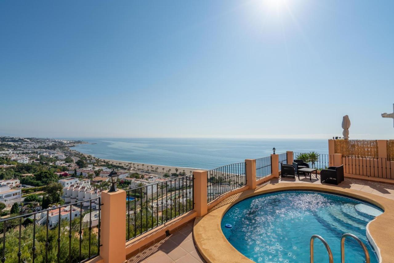 Chalet Con Vistas Al Mar Y Piscina موخاكار المظهر الخارجي الصورة