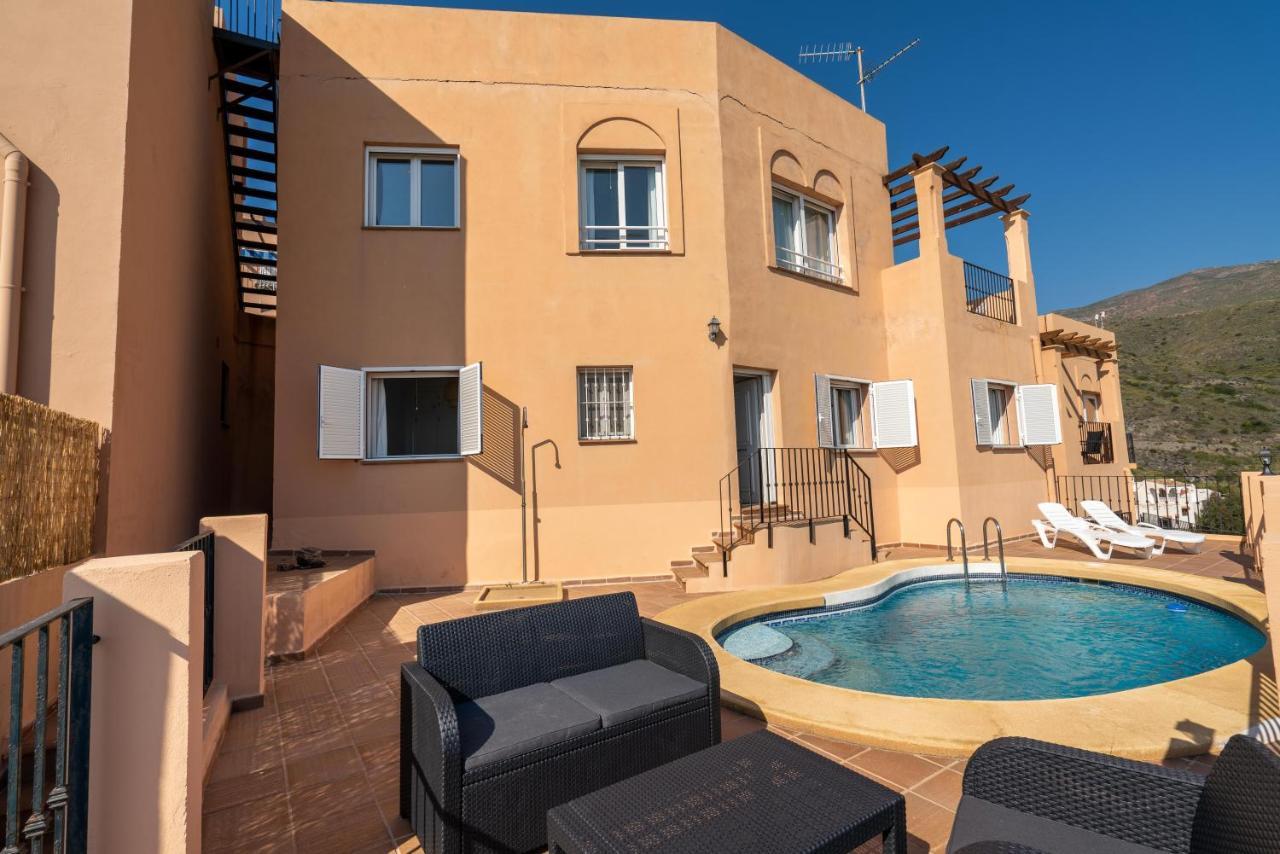 Chalet Con Vistas Al Mar Y Piscina موخاكار المظهر الخارجي الصورة