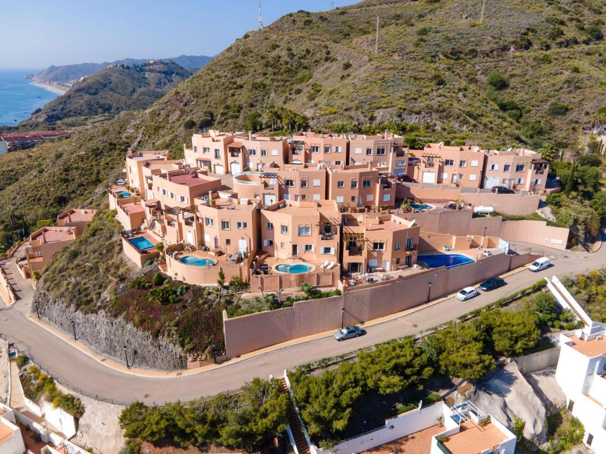 Chalet Con Vistas Al Mar Y Piscina موخاكار المظهر الخارجي الصورة